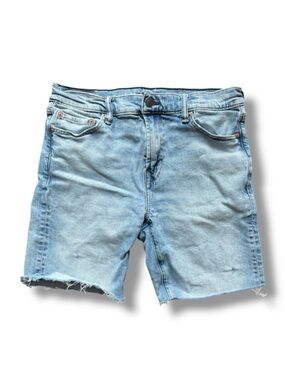 American Eagle Light Wash Jorts Blue Jean Cutoff Denim Shorts Women’s Size 30